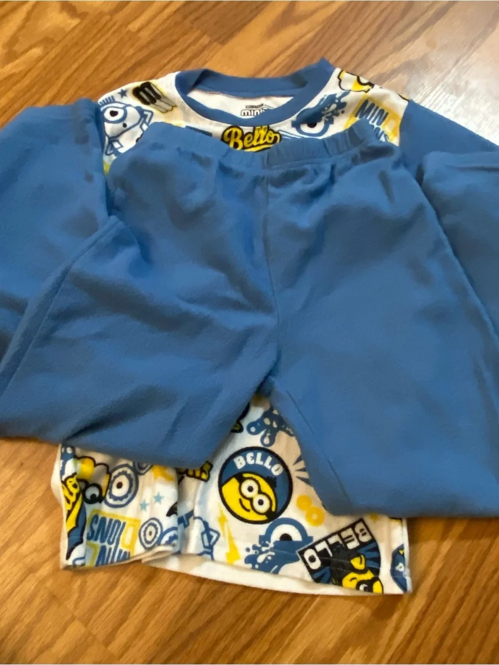 Minions Pajama Set Boys Long Sleeve